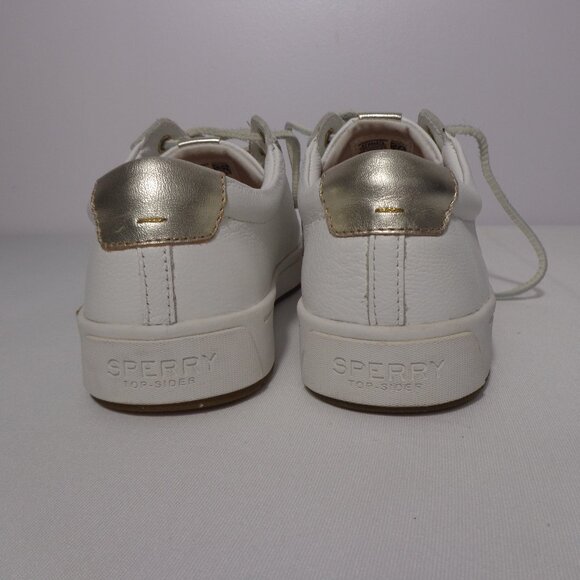 Sperry Women's Anchor Plushwave LTT White Leather Sneakers STS84978 Size 8 - Picture 6 of 7